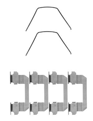 HELLA PAGID Tarvikesarja, jarrupala 8DZ 355 204-781